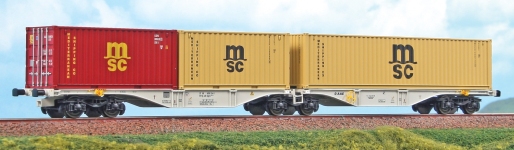ACME 40369 - H0 - Containertragwagen Sggrs 80 MSC, AAE, Ep. V-VI